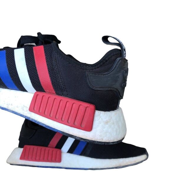 2019 Adidas NMD R1 Black Tri-Color Size 8 Black - Picture 13 of 16